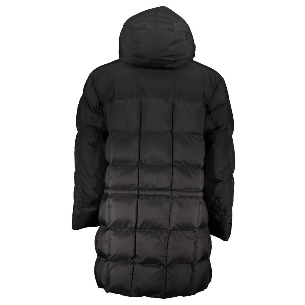 Schwarze Polyamidjacke
