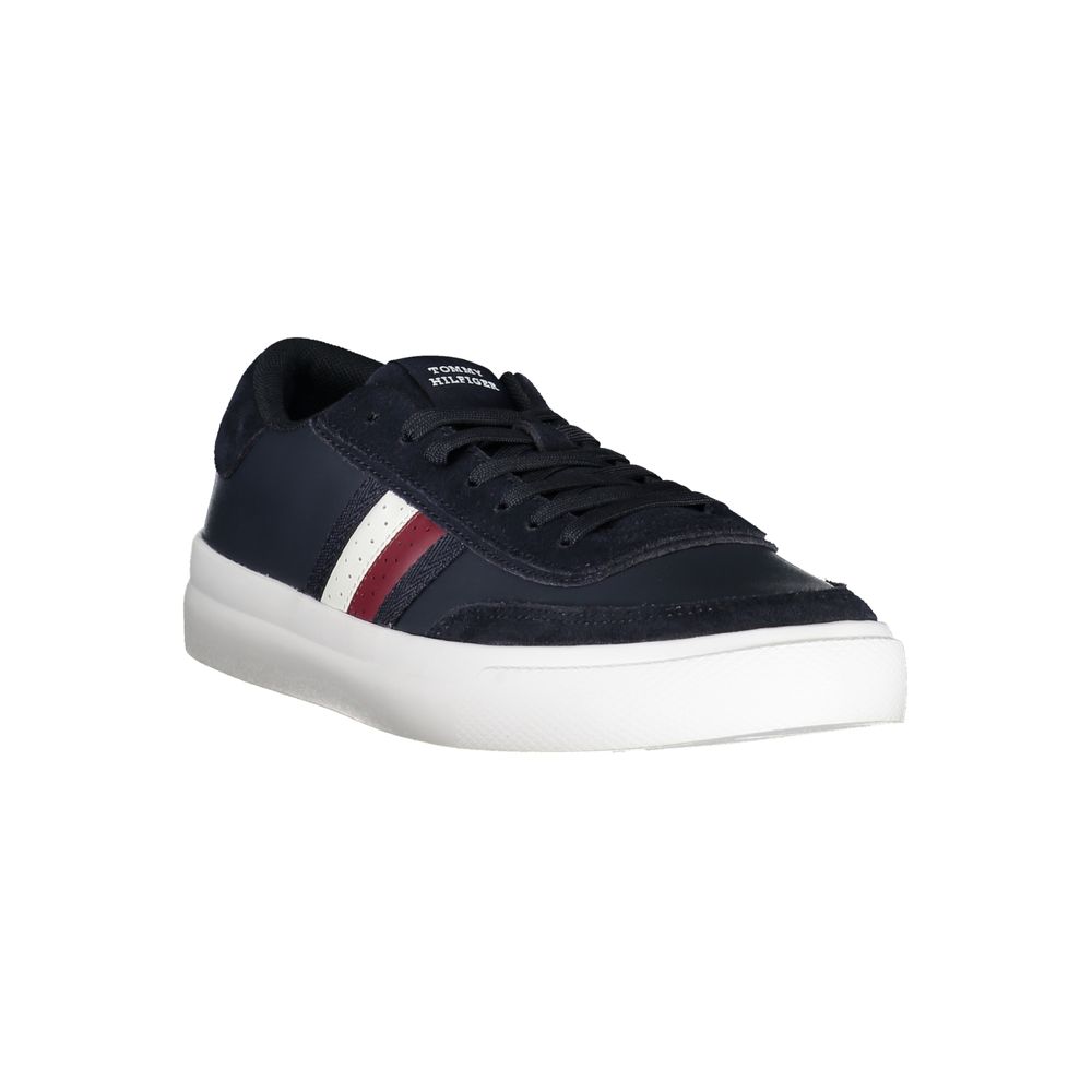Blauer Polyester-Sneaker
