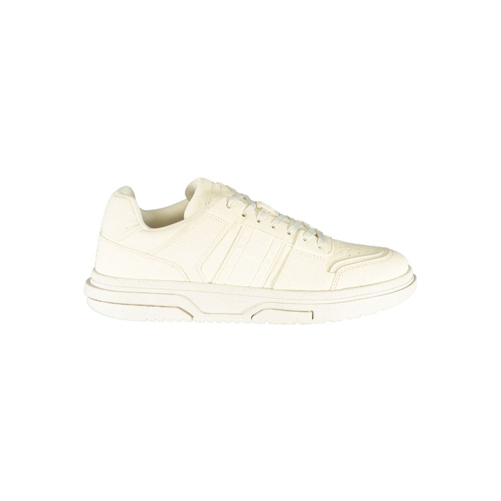 Weißer Polyester-Sneaker