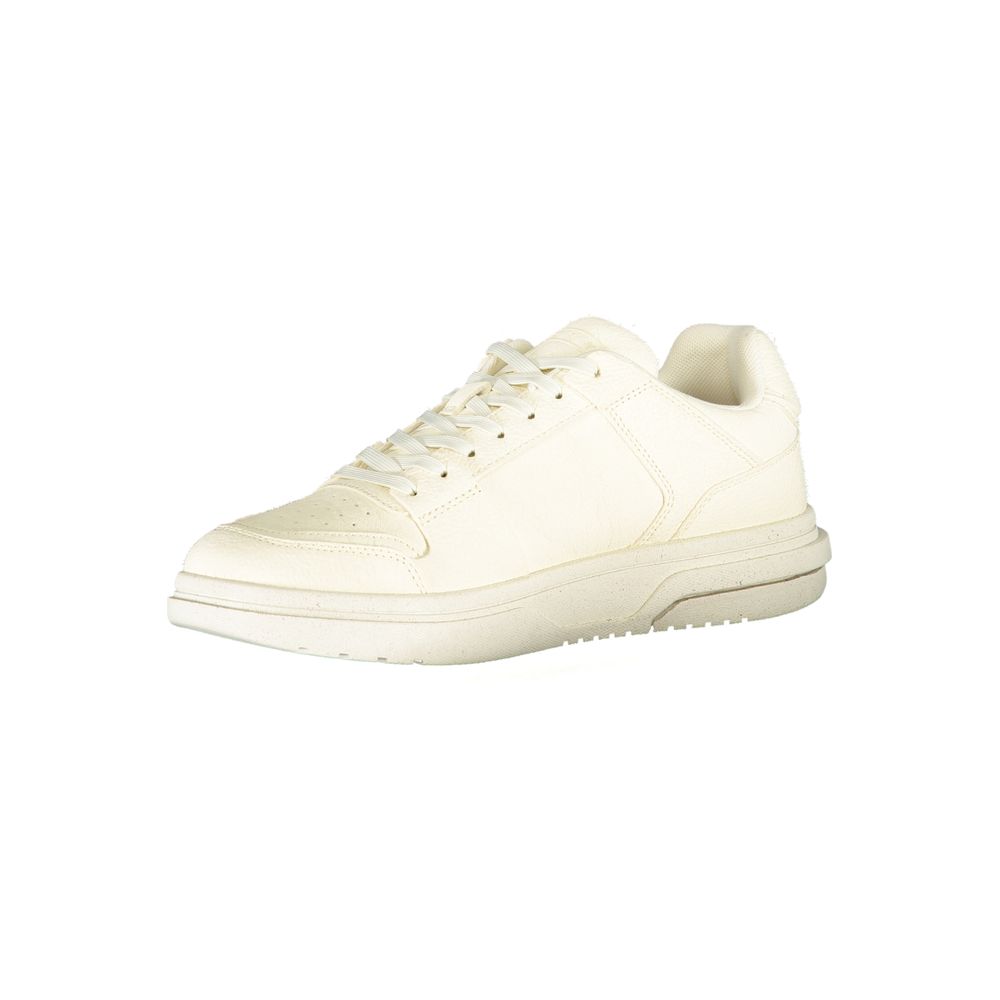 Weißer Polyester-Sneaker