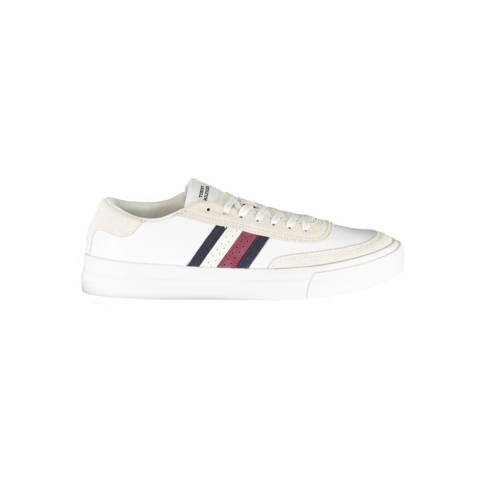 Weißer Polyester-Sneaker