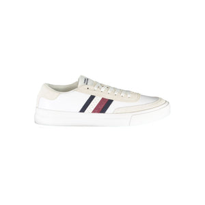 Weißer Polyester-Sneaker