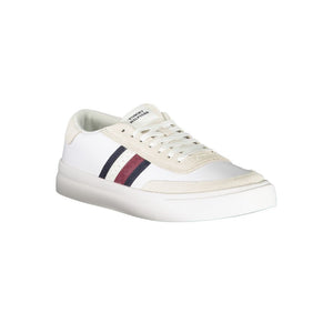 Weißer Polyester-Sneaker
