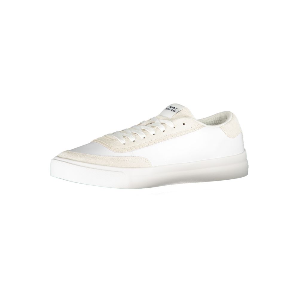 Weißer Polyester-Sneaker