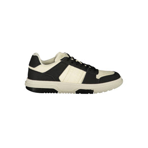 Schwarzer Polyester-Sneaker