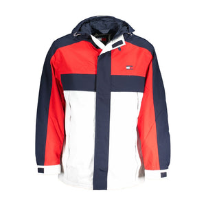 Blaue Polyamidjacke