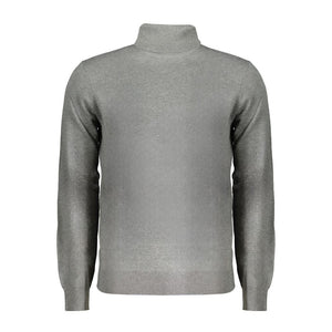 Grauer Polyesterpullover