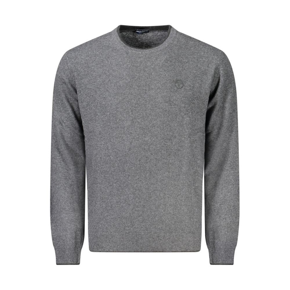 Grauer Kaschmirpullover