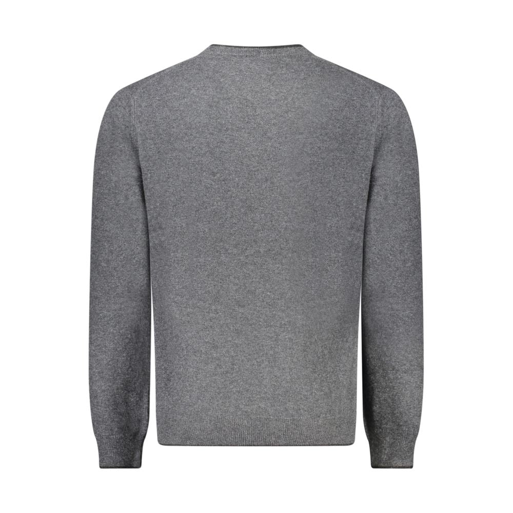 Grauer Kaschmirpullover