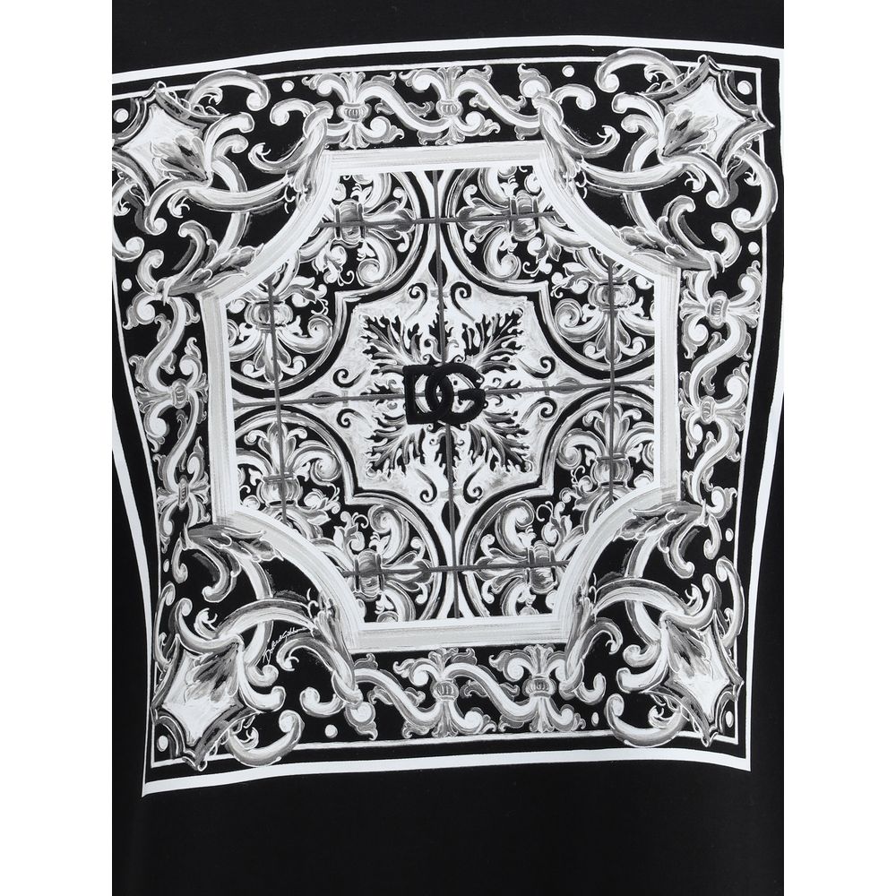 T-Shirt mit Barock-Print