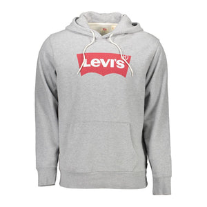 Grauer Baumwollpullover