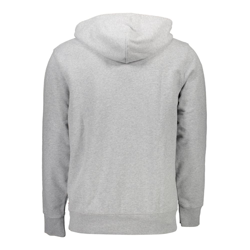 Grauer Baumwollpullover