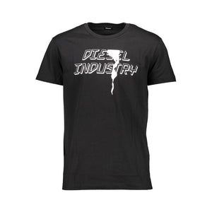 Black Cotton T-Shirt