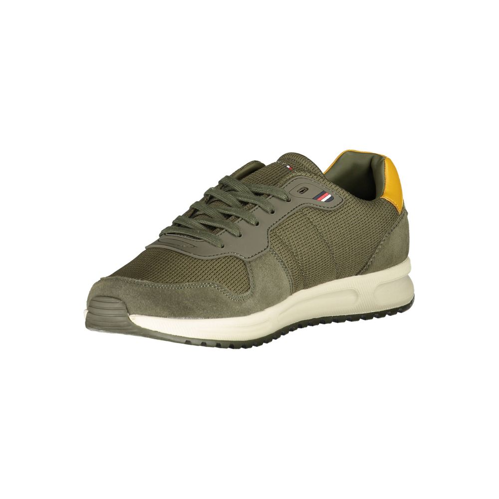 Grüner Polyester-Sneaker