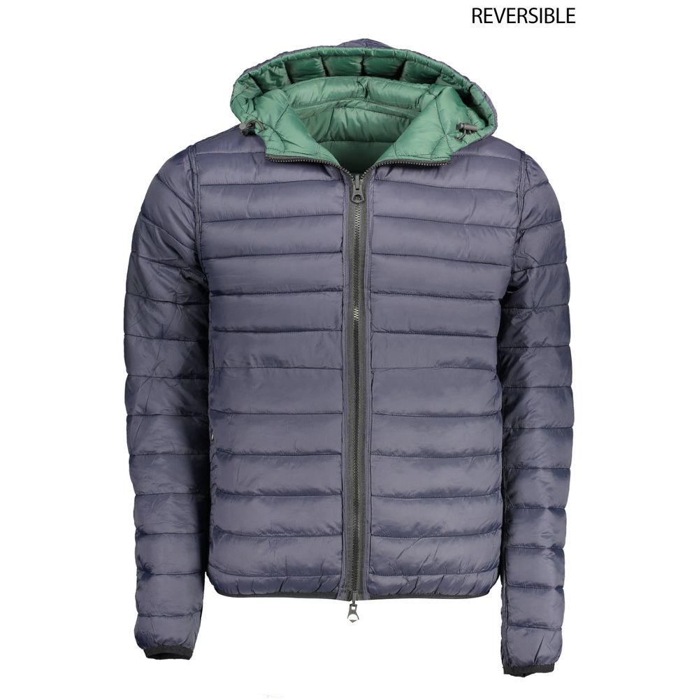 Grüne Nylonjacke