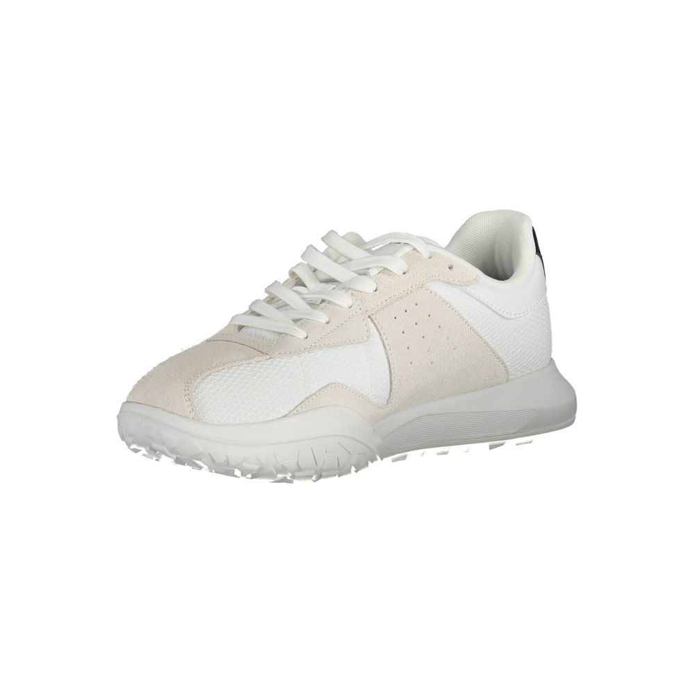 Weißer Polyester-Sneaker