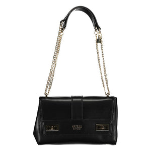 Schwarze Handtasche aus Polyethylen