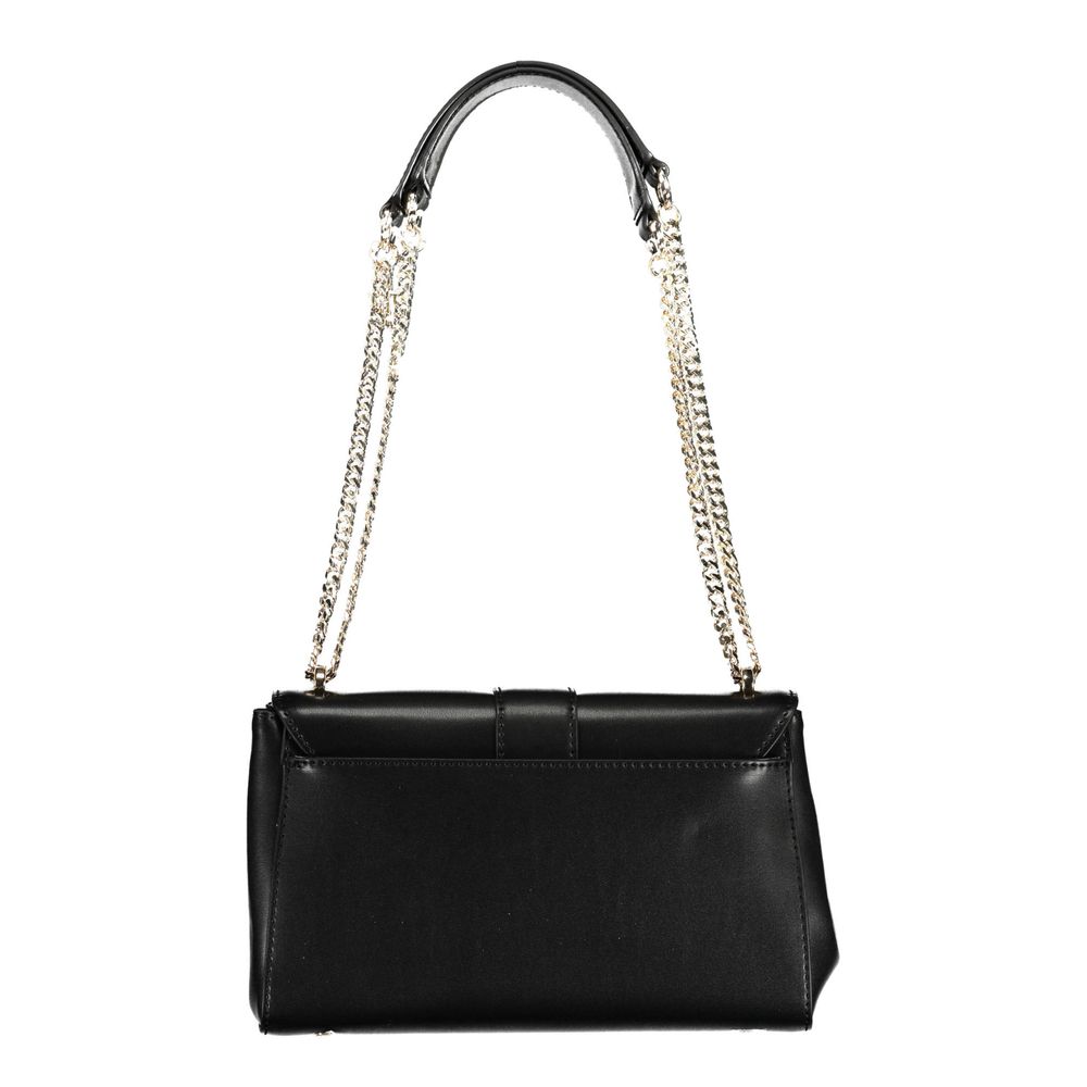 Schwarze Handtasche aus Polyethylen