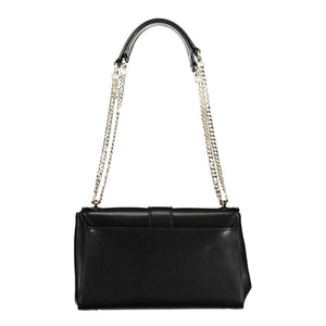 Schwarze Handtasche aus Polyethylen