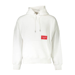 Weißer Baumwollpullover