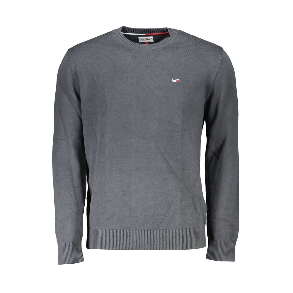Grauer Baumwollpullover