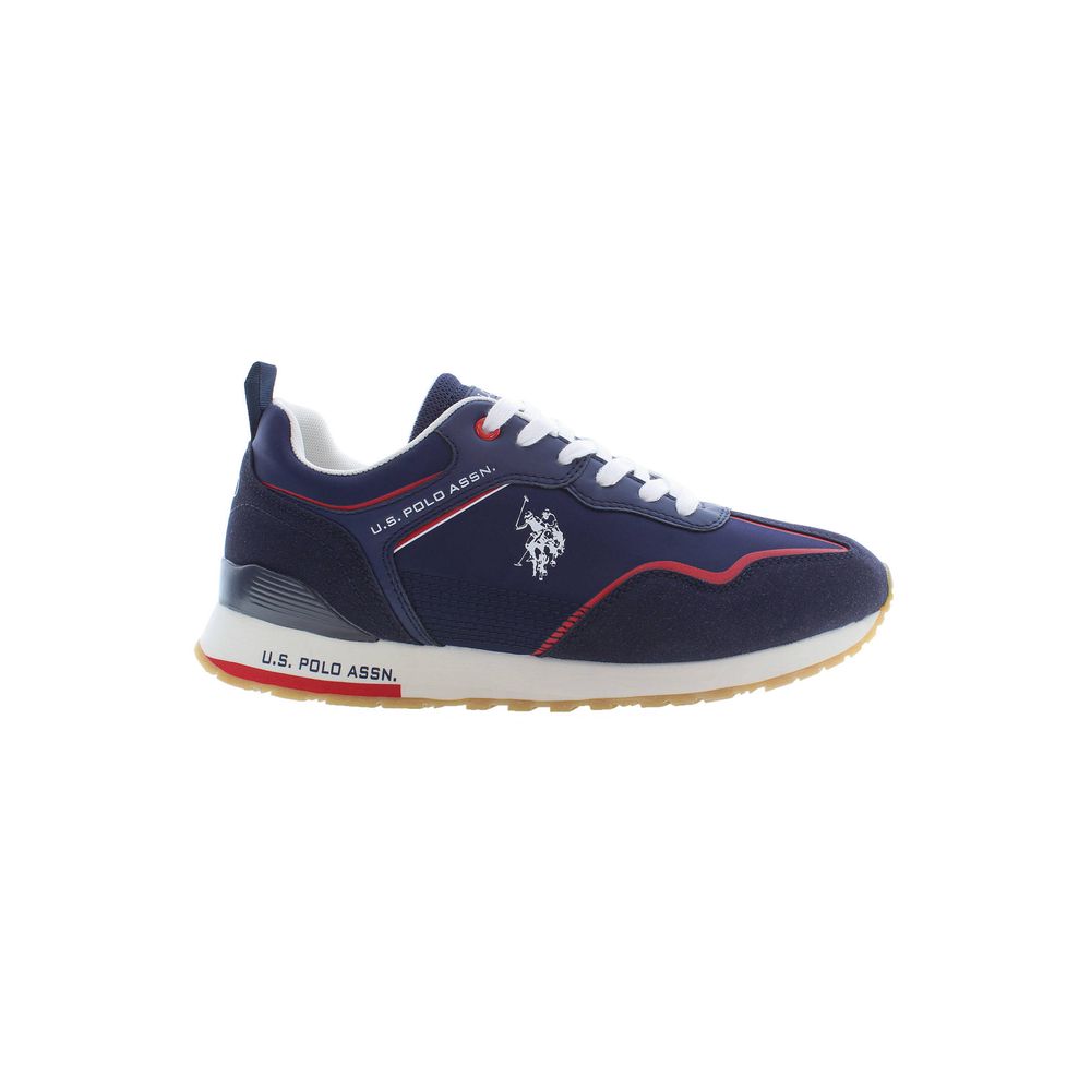 Blauer Polyester-Sneaker