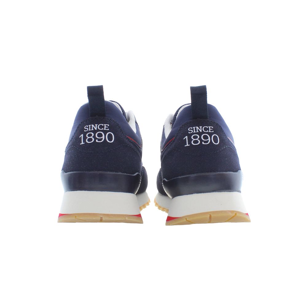 Blauer Polyester-Sneaker