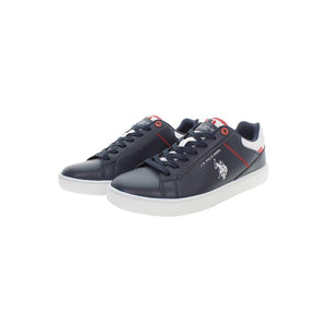 Blauer Polyester-Sneaker