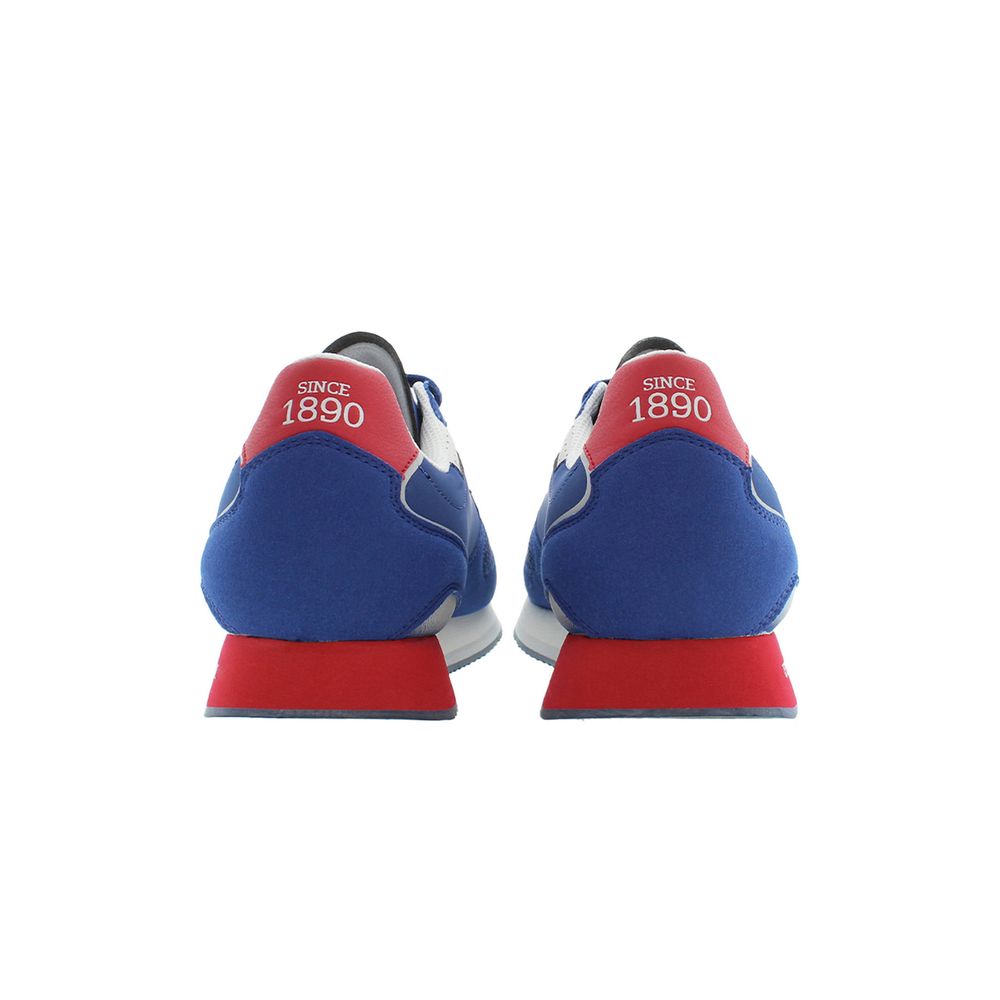 Blauer Polyester-Sneaker