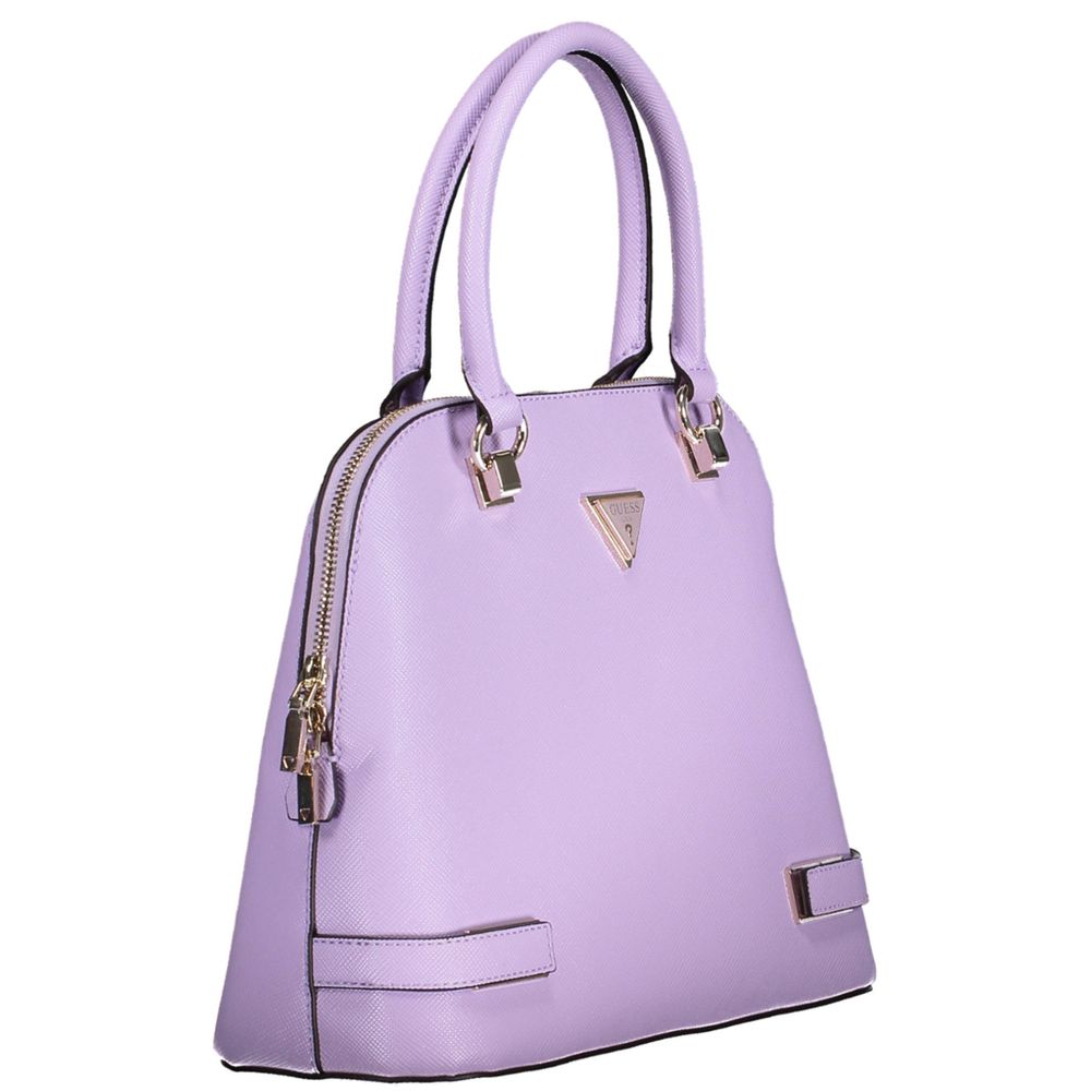 Lila Handtasche aus Polyethylen