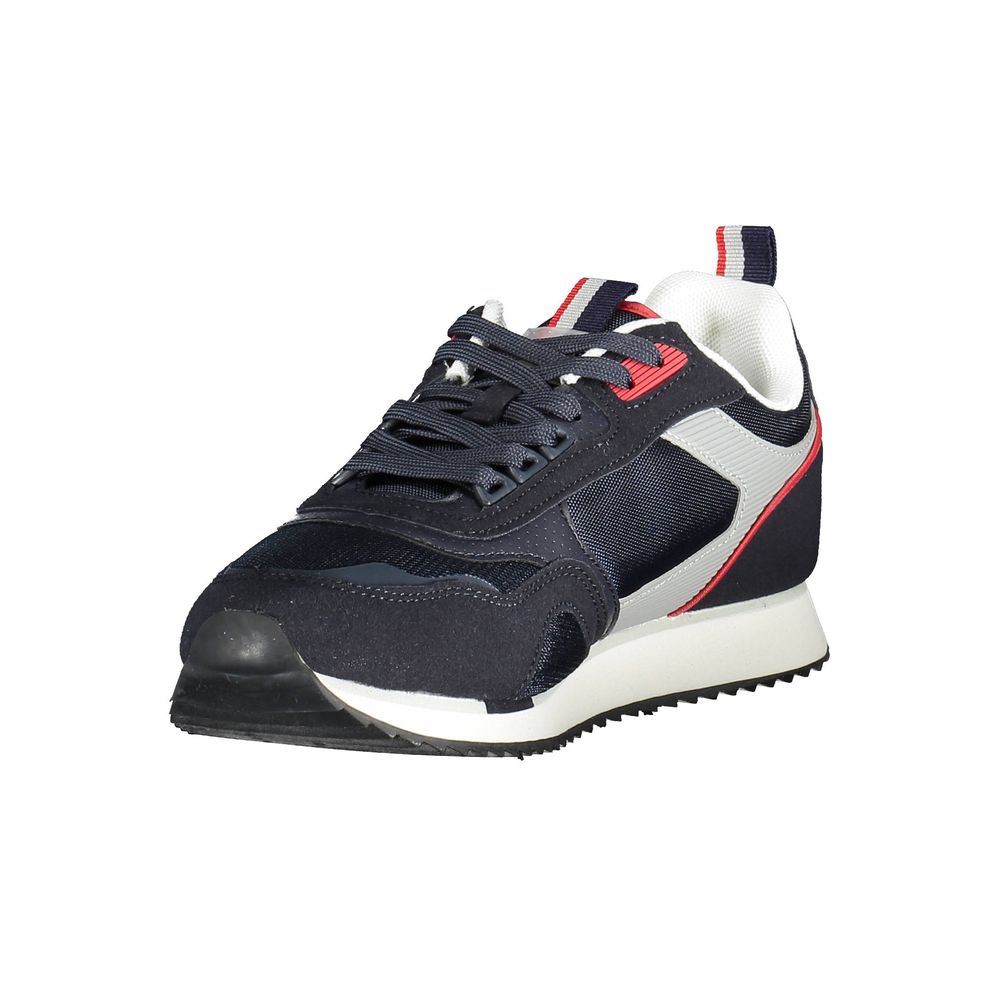 Blauer Polyester-Sneaker