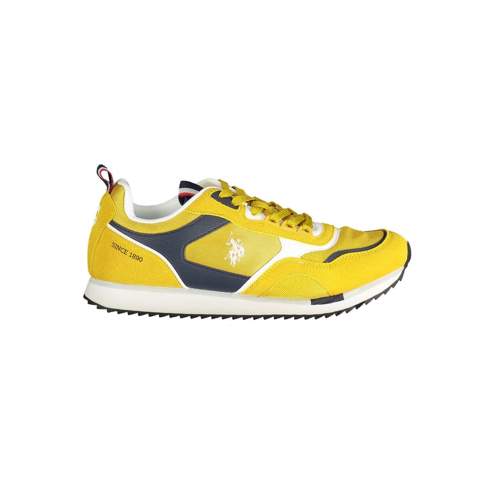 Gelber Polyester-Sneaker