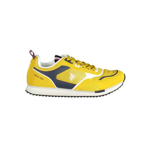 Gelber Polyester-Sneaker