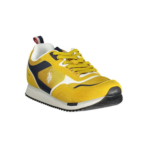 Gelber Polyester-Sneaker