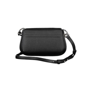 Schwarze Handtasche aus Polyethylen