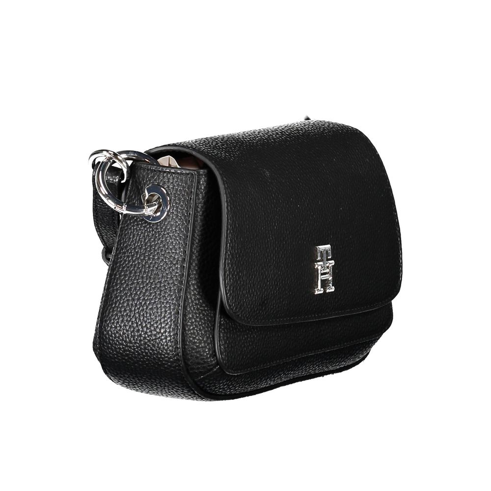 Schwarze Handtasche aus Polyethylen