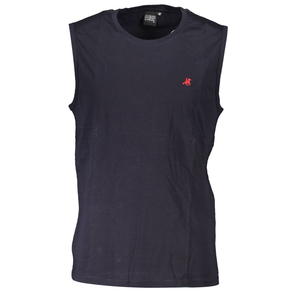 Blaues Baumwoll-T-Shirt