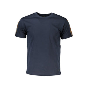 Blaues Baumwoll-T-Shirt