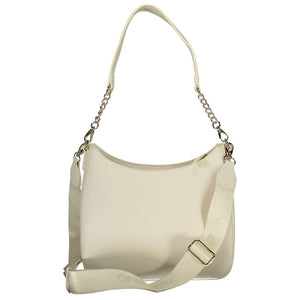 Beige Polyethylen-Handtasche