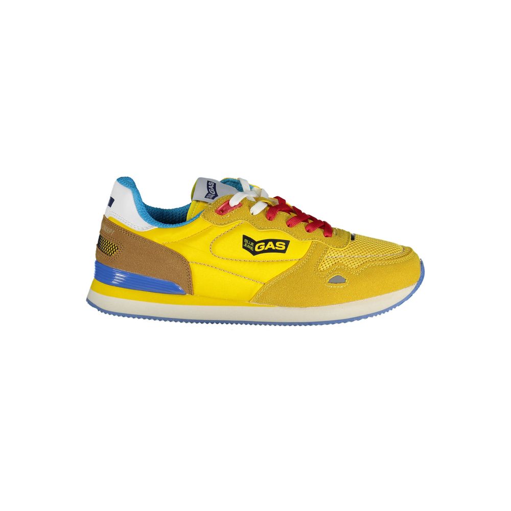 Gelber Polyester-Sneaker