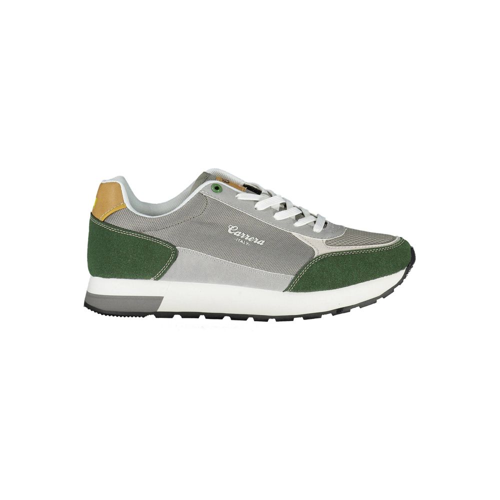 Grauer Polyester-Sneaker