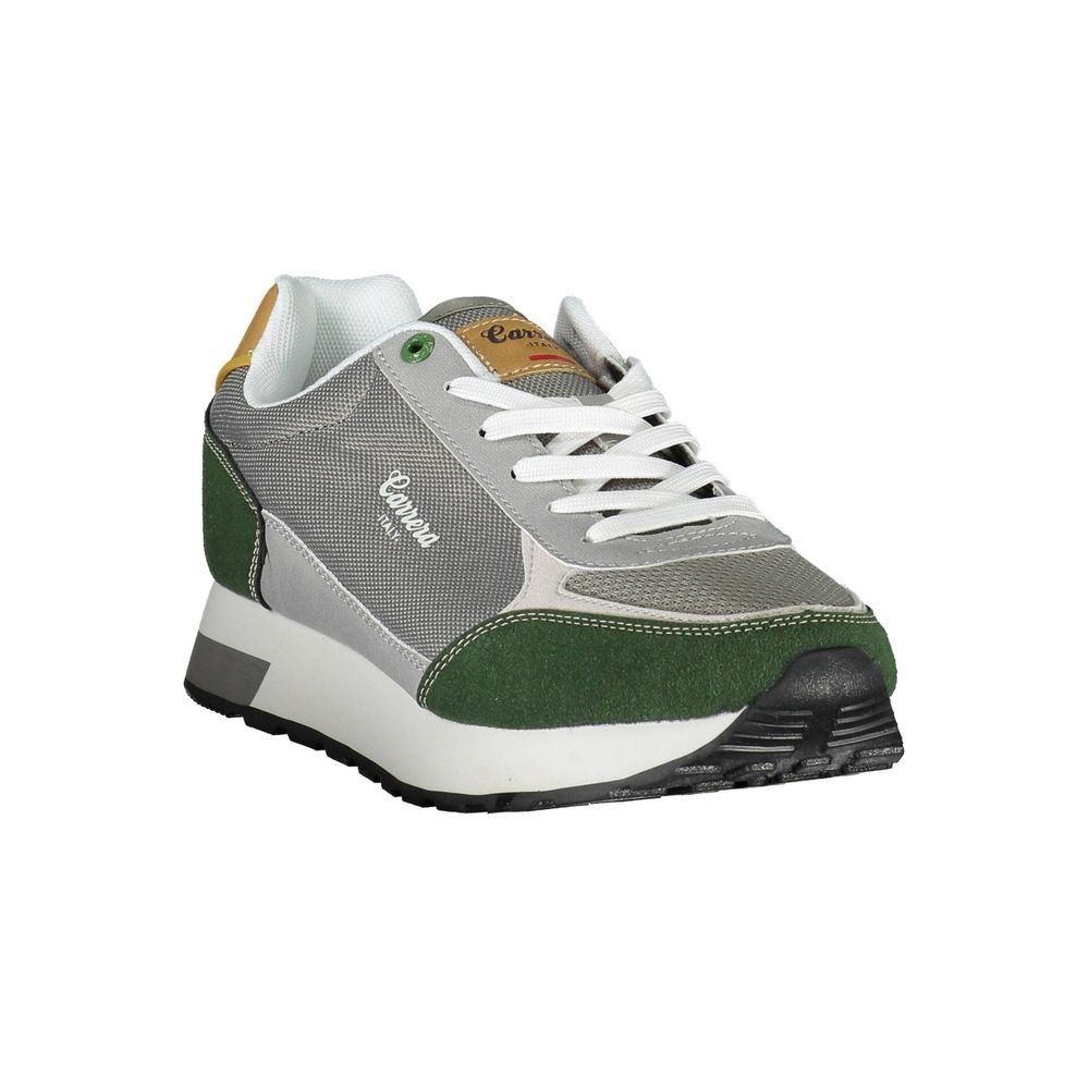 Grauer Polyester-Sneaker