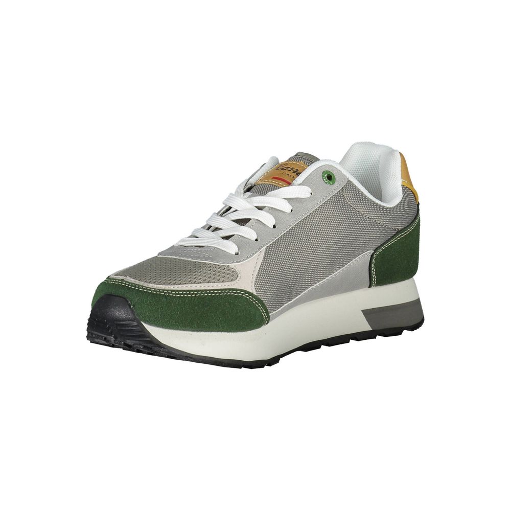 Grauer Polyester-Sneaker