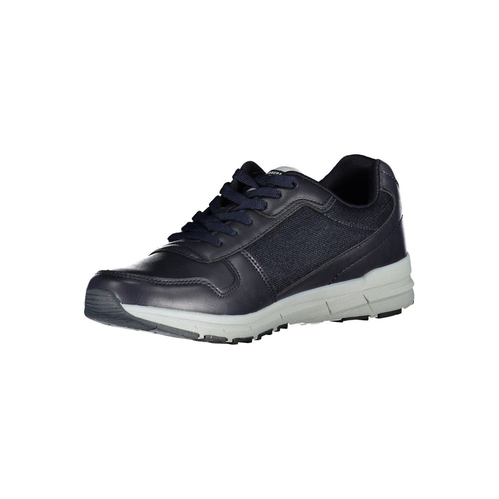 Blauer Polyester-Sneaker
