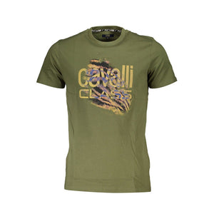 Grünes Baumwoll-T-Shirt