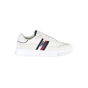 Weißer Polyester-Sneaker