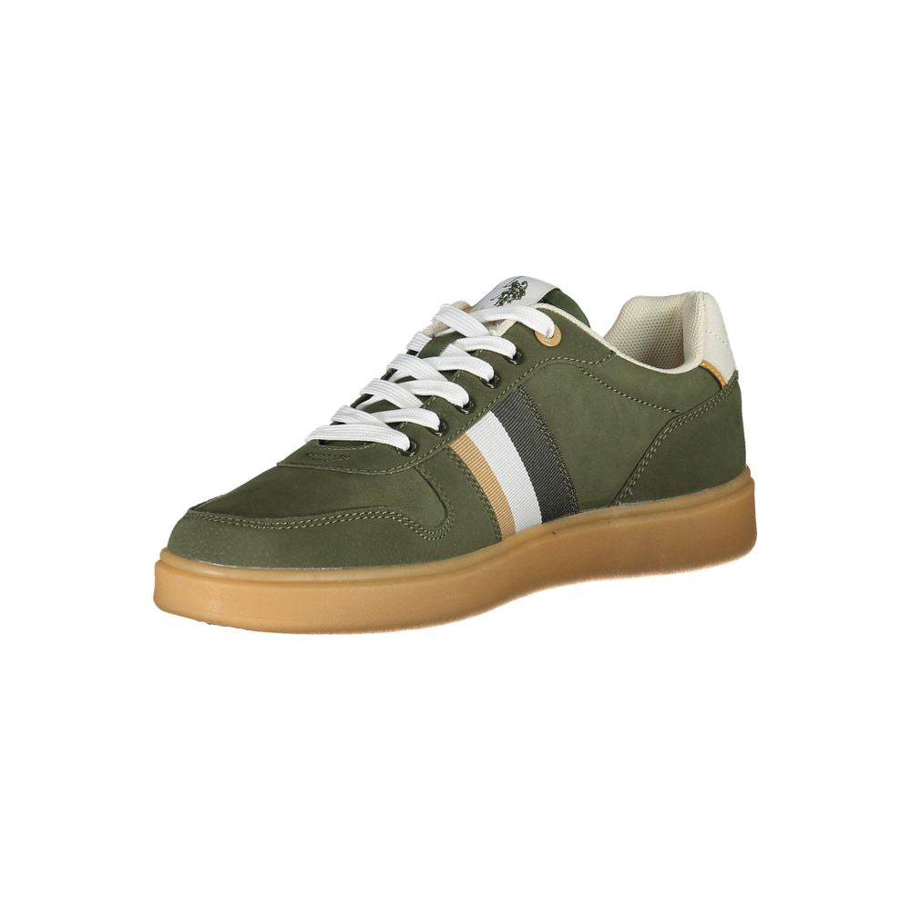 Grüner Polyester-Sneaker