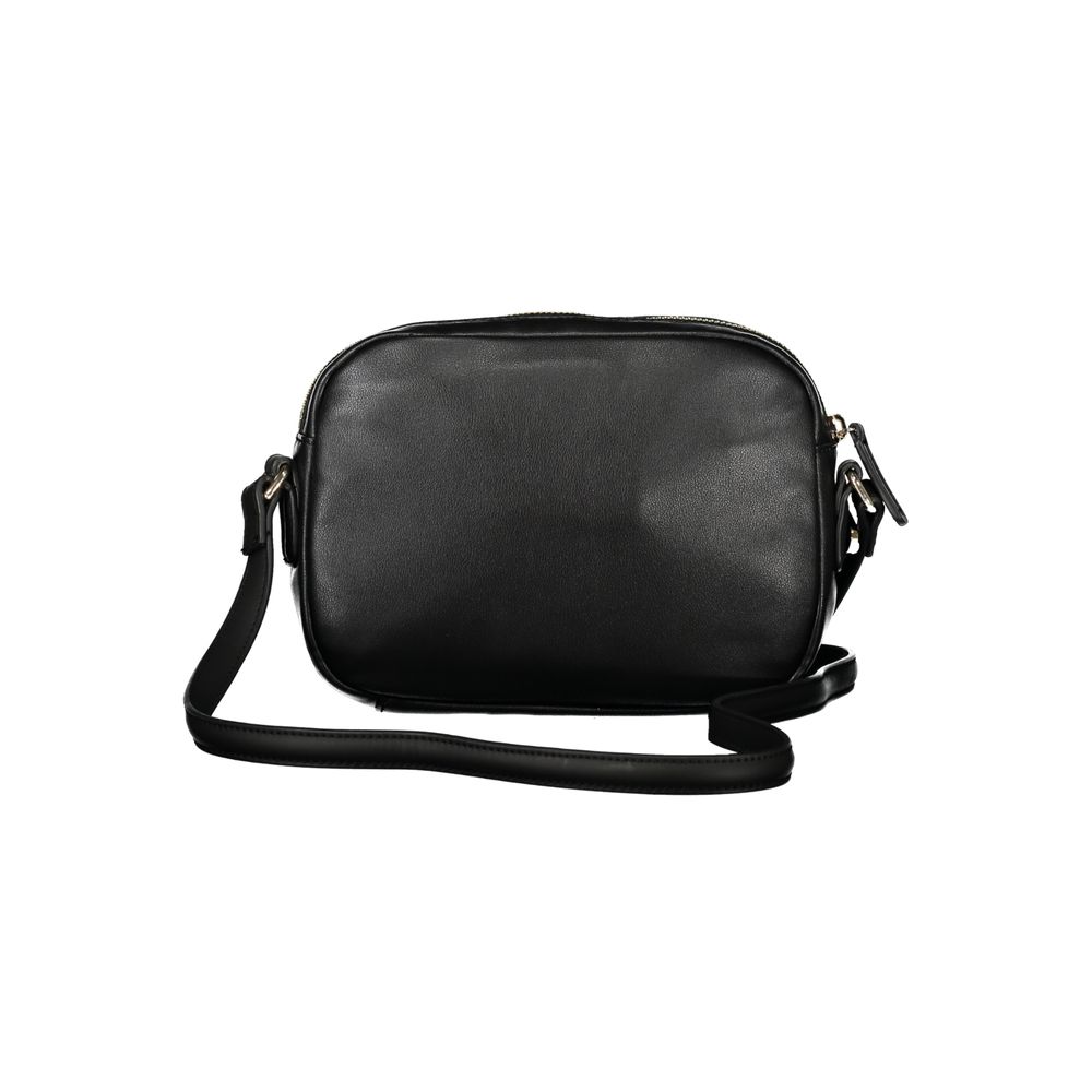 Schwarze Polyester-Handtasche