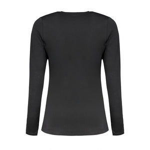 Black Cotton Tops & T-Shirt