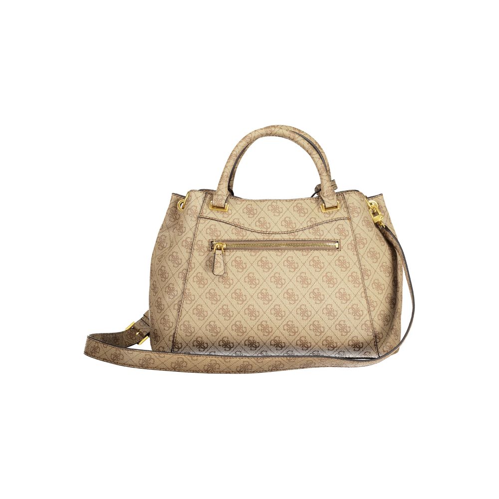 Beige Polyethylen-Handtasche